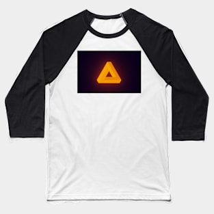 Penrose Triangle Baseball T-Shirt